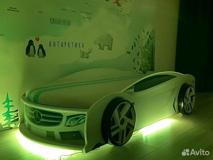 Кровать машинка детская