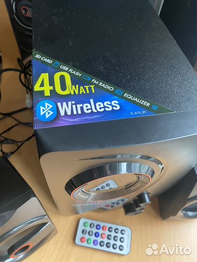 Акустическая система 2.1 Ginzzu GM-406 новая