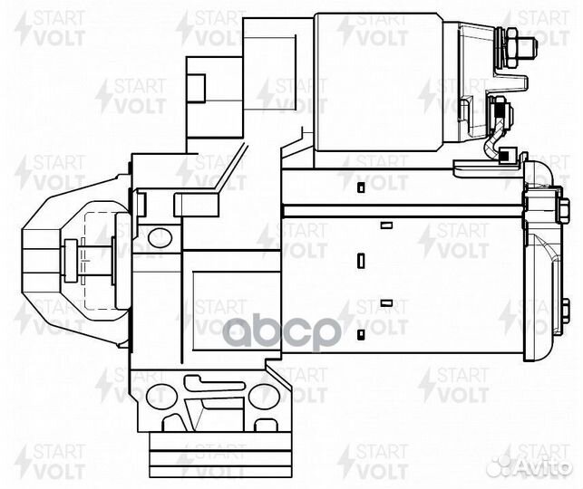 Стартер BMW 5(G30) LST2617 startvolt