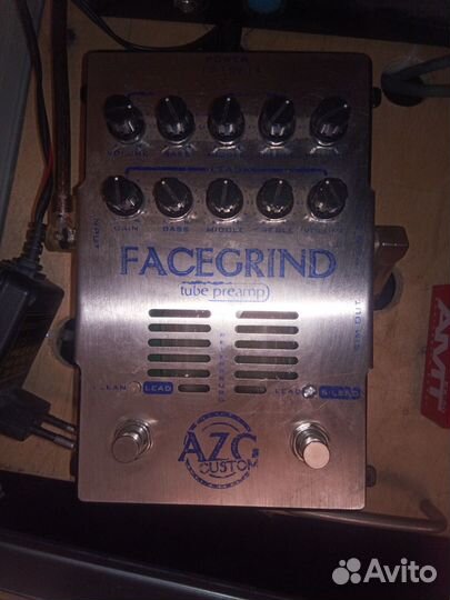 Гитарные педали boss FV-50H, AZG facegrind preamp