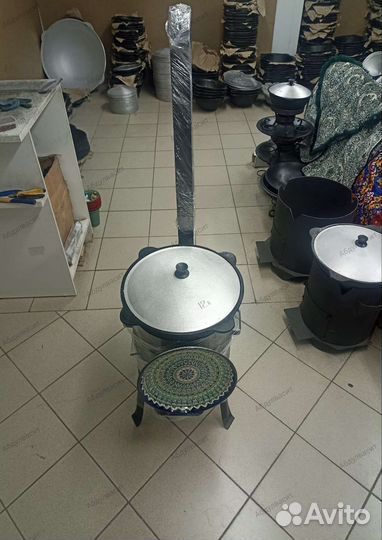 Казан Чугунный, без печью