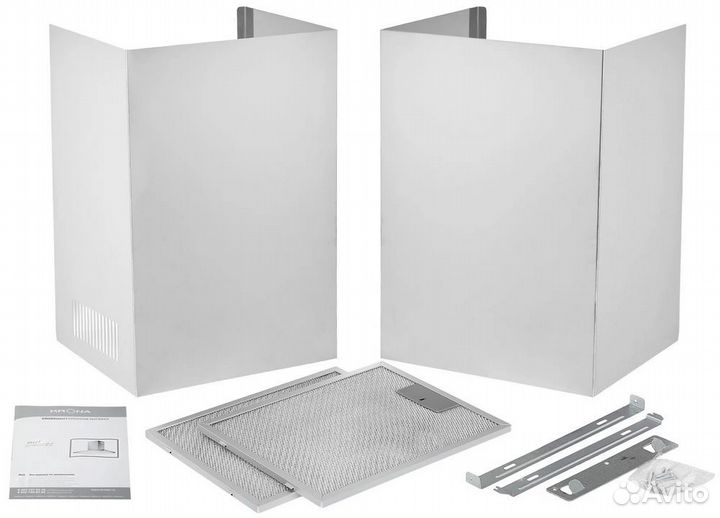 Вытяжка krona Rut 900 3P-S нерж.сталь