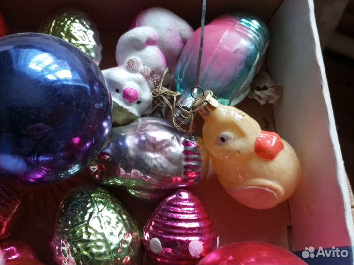 Елочные игрушки СССР