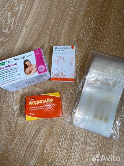 Пакеты для грудного молока