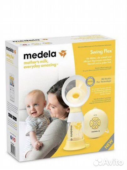Молокоотсос medela swing flex электрический