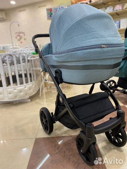 Коляска delta (2в1) (riko basic) Ocean (бирюзовый)