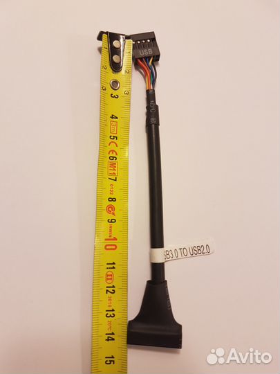 Адаптер 8 pin USB 2.0 - 19 pin USB 3.0