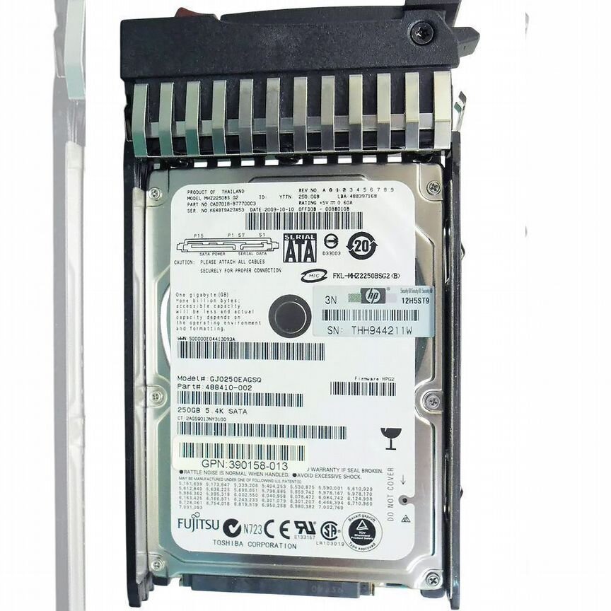[460426-001] Жесткий Диск Hp 250gb Sata2 2,5" Hdd 460426-001