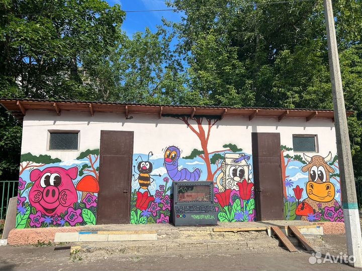 Художник роспись стен (граффити)