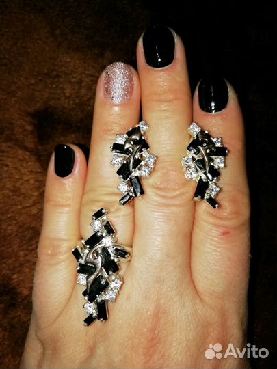 Серебряный набор