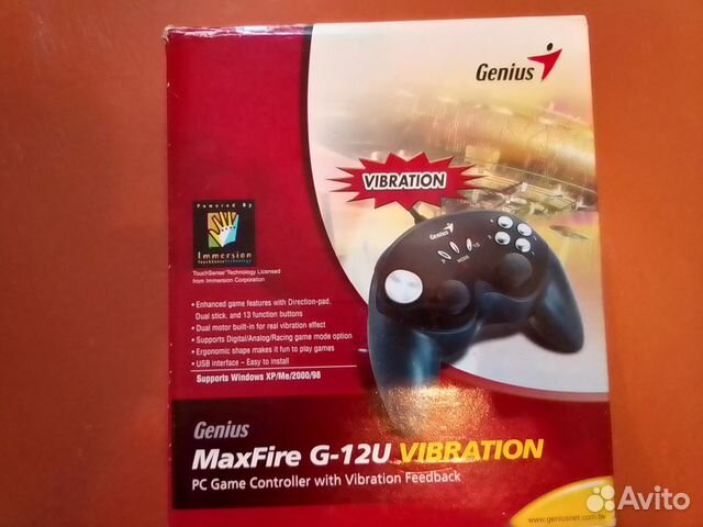 Геймпад Genius MaxFire G-12U Vibration