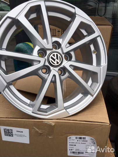 Диски 15 VW Polo Scoda Rapid