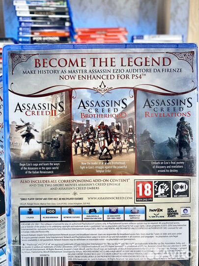 Assassins Creed The Ezio Collection (Новые) PS4