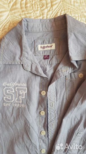 Рубашка на мальчика 104 в отличном состоянии
