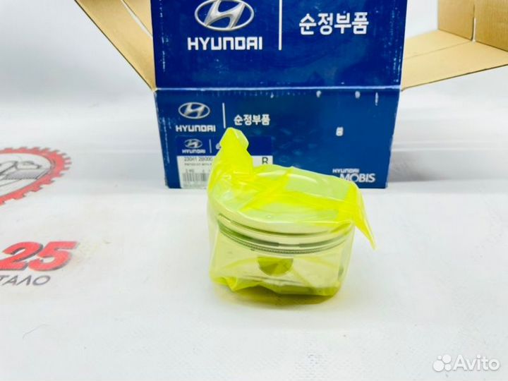 Поршень с кольцами и пальцем Hyundai G4Fc / +0.5