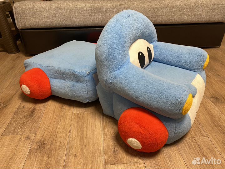 Детское кресло для мальчика грузовичок Лёва