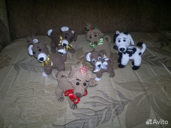 Вязаные игрушки ручной работы