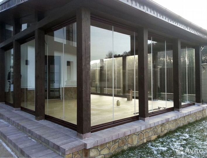 Безрамное остекление