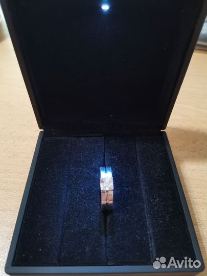 Кольцо мужское серебро