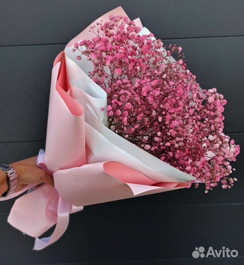 Цветная Гипсофила. Букеты. Доставка/Самовывоз