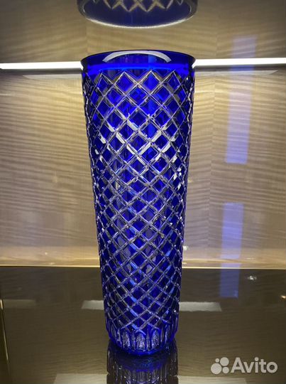 Ваза для цветов хрустальная