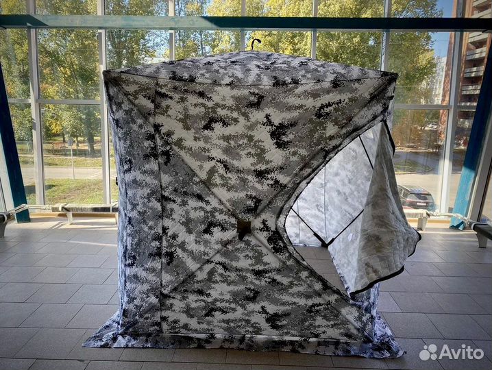 Палатка зимняя куб 3-х слойная