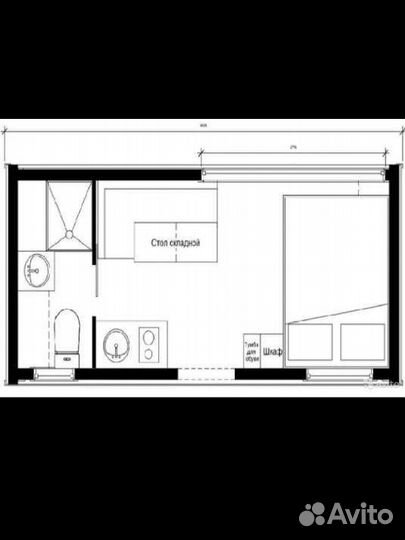 Каркасный мобильный дом Studio