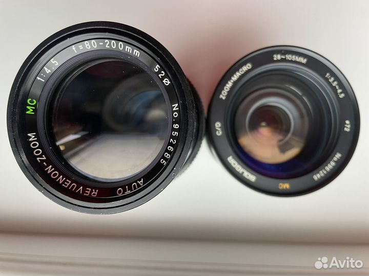 Пленочный фотоаппарат Pentax MG+объективы