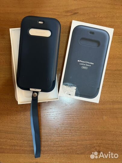 Apple iPhone 12 Pro Max leather sleeve