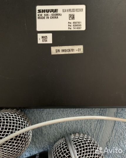 Радиосистема shure BLX24e/SM58 k3e