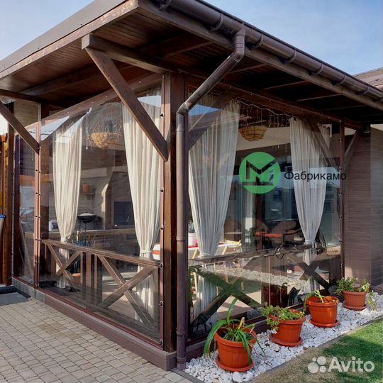 Мягкие окна на веранду от производителя арт 327