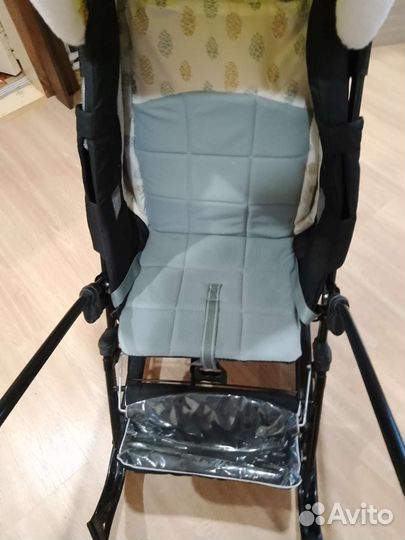 Детские санки коляска с колесами