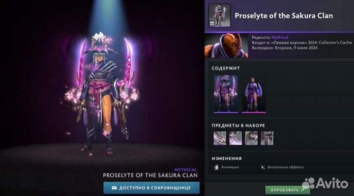 Dota 2 collectors Cache 2024