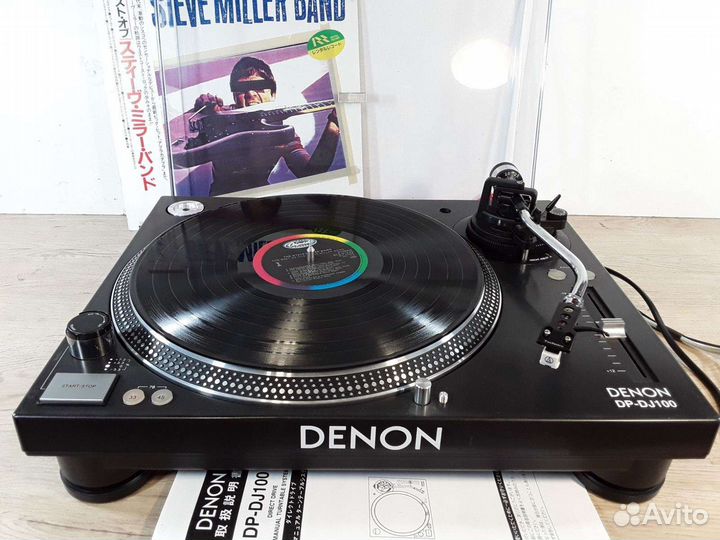 Проигрыватель винила denon DP DJ 100