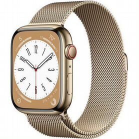 Apple watch S8 41 gold milanese