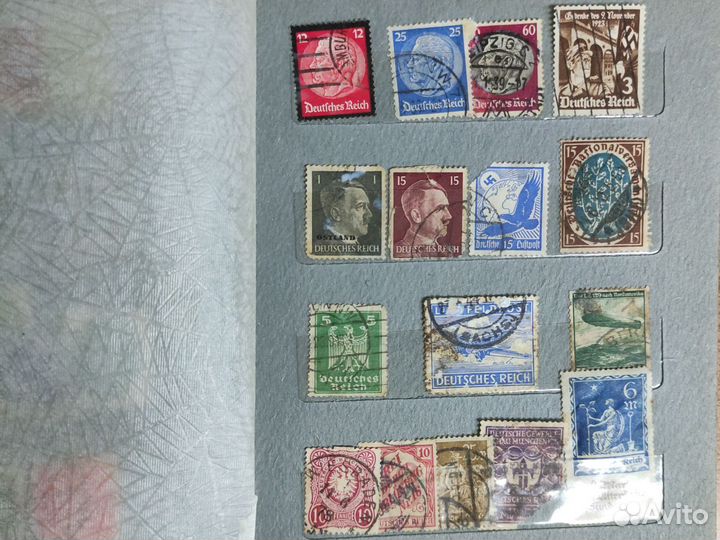 Коллекция марок времён ВОВ