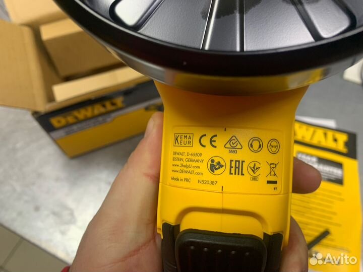 Аккумуляторная бесщеточная ушм dewalt DCG406N 18В