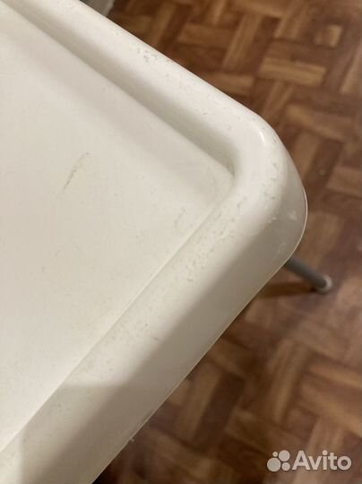 Стульчик для кормления IKEA с подножкой