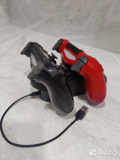 Геймпады PS4 DualShock 4 v2 CUH-ZCT2E + зарядка