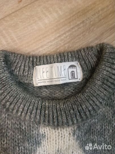 Винтажный свитер мужской