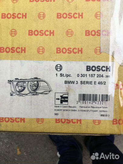 Фара bosch BMW E46 301157204