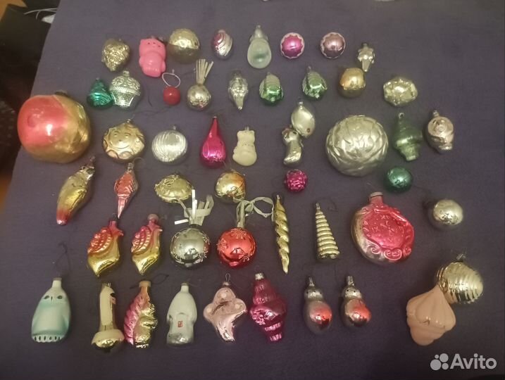Елочные игрушки СССР