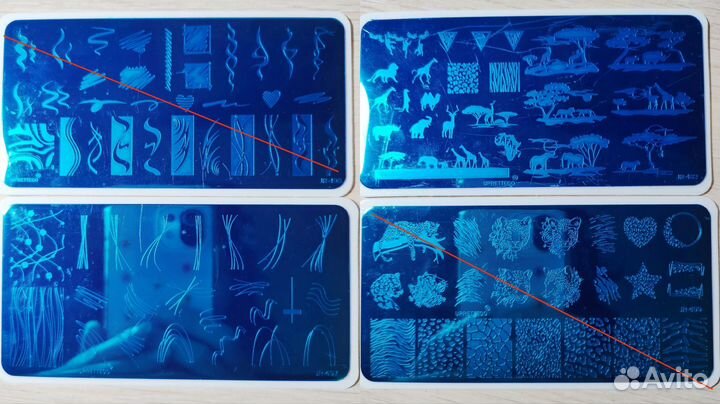 Пластины для стемпинга и Лаки для ногтей Masura