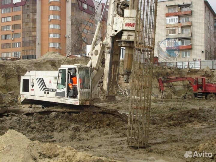 Буронабивные сваи. Свайный фундамент