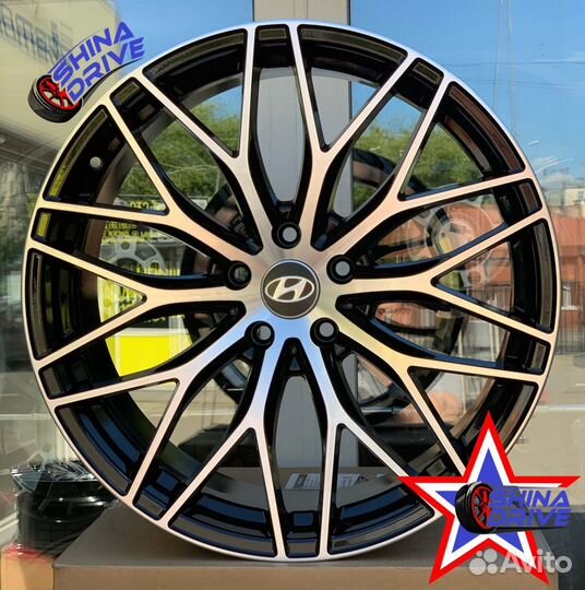 Диски Hyundai RS R20 5x114,3 Black Groove Gloss