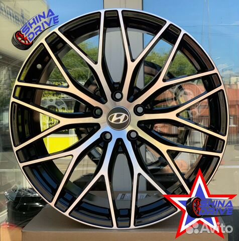 Диски Hyundai RS R20 5x114,3 Black Groove Gloss
