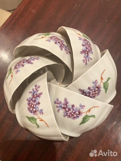 Сервиз чайный - кружки фарфор 6шт