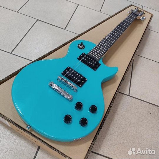 Электрогитара Les Paul (цвет морской волны)