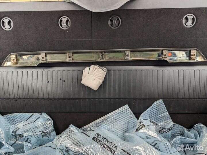 Планка над номером, Lexus LX (Black vision), 20г