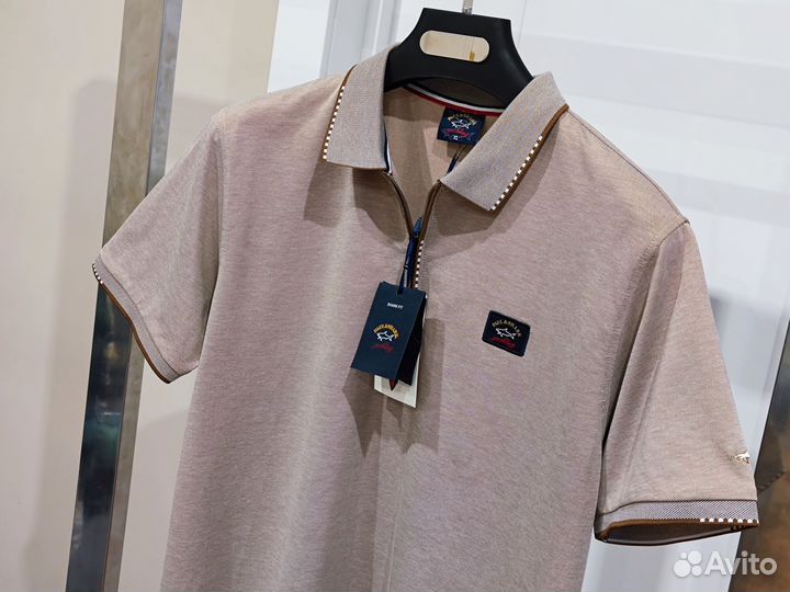 Поло Paul Shark Shark на молнии